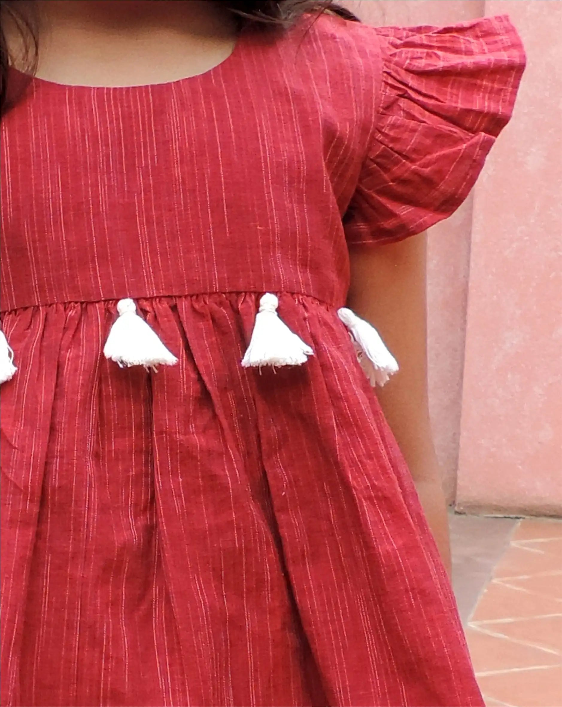 Skirt Top Pair  - Red & White